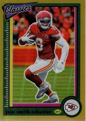 2022 Classics Premium Edition Timeless Tribute Gold 48 JuJu Smith-Schuster/60 FB