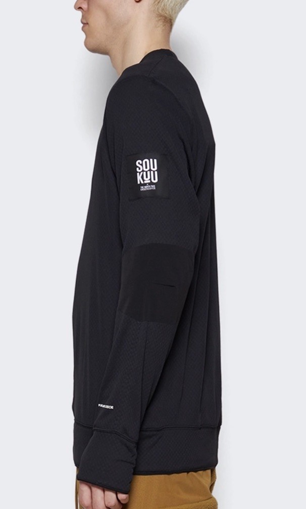 North Face X Undercover SOUKUU Future fleece Crew BLACK -Mens XL