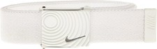 New Nike Golf Outsole Stretch Web Belt White One Size