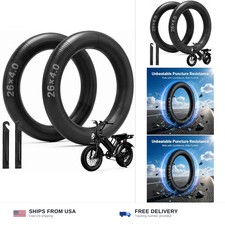 Bike Inner Tube 16x4.0 20x4.0 26x4.0 Bike Tube Fat Tire Tube 2 Pack Electric ...