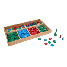 Montessori Math Materials - Stamp Game for Preschool Early Learning Tool