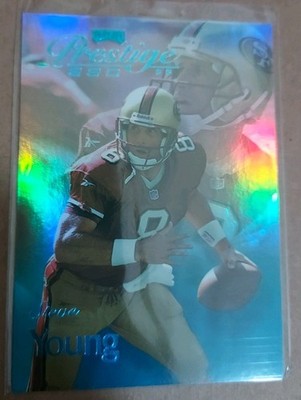 1999 Playoff Prestige SSD - Steve Young #B110 Spectrum Blue /500