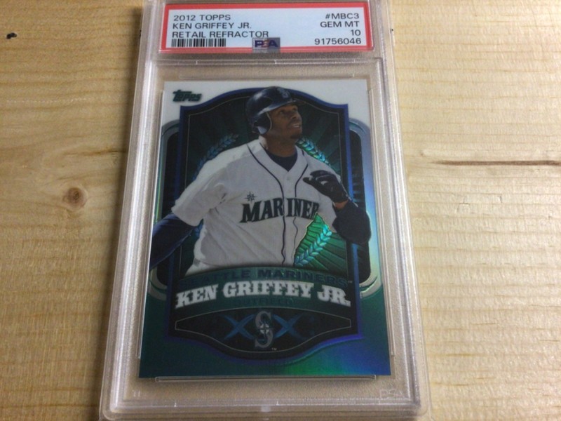 2012 Topps Retail Refractor #MBC3 Ken Griffey Jr. Mariners HOF PSA GEM MINT 10
