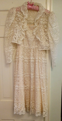cream dress and jacket for wedding Long Mother of the Bride Formal Jacket Dress by Eva Fashion 3094