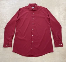Perry Ellis Portfolio Tech Shirt Slim Fit Red Size 16 34-35