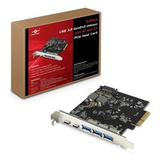 Vantec UGT-PC3A2C 5-Port USB 3.2 Gen2x2 20Gbps with 2C and 3A PCIe Host Card