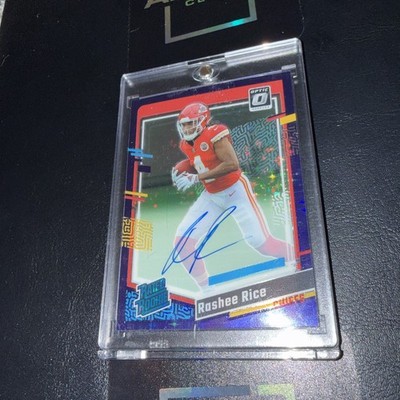 2023 Panini Donruss Optic - Rated Rookie Rashee Rice #257 Purple Stars Prizm /50