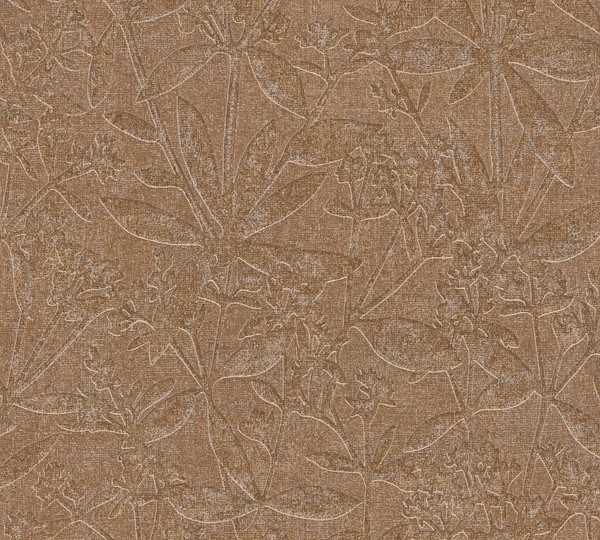 A.S. CréAtion Terra, Florale Tapete, Braun, Beige 389246-image