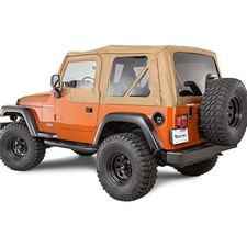 Tactik Spice Denim Fabric Only Replacement Soft Top W Door Skins Tj 97 - 06