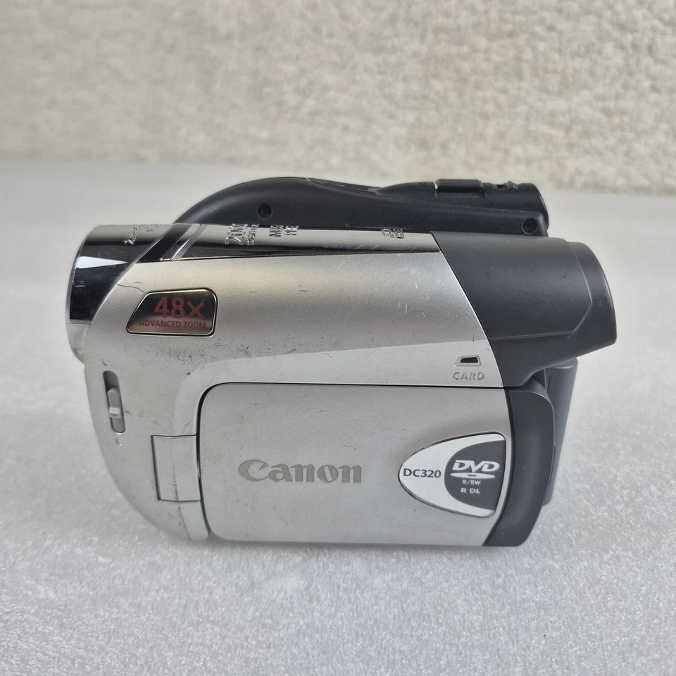 Canon DC320 Camcorder DVD R/RW SD 2000X Digital Zoom Megapixel Tested W/ Charger - Image 4 of 4