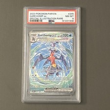 Pokemon TCG: Garchomp ex 245/182 SV04: Paradox Rift Holo PSA 8