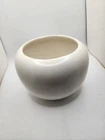 Vintage Ivory Floraline 404 USA Made By McCoy Pottery Flowerpot Jardiniere 4.5"