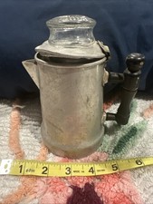 Vintage Kids Toy "Pure Aluminum" Coffee Pot. No Basket Parts, Has Few Dents