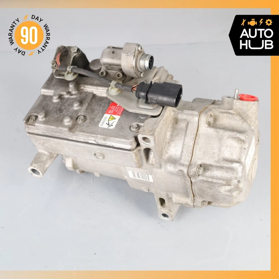 Compresor de aire acondicionado híbrido eléctrico 14-18 Porsche Cayenne 958 OEM Foto 3 de 4