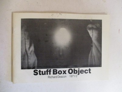 Deacon, Richard: STUFF BOX OBJECT SC Book