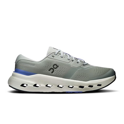 ON Cloudrunner 2 Waterproof Herren Sneaker Stoff Grau/Lila, Schnürung