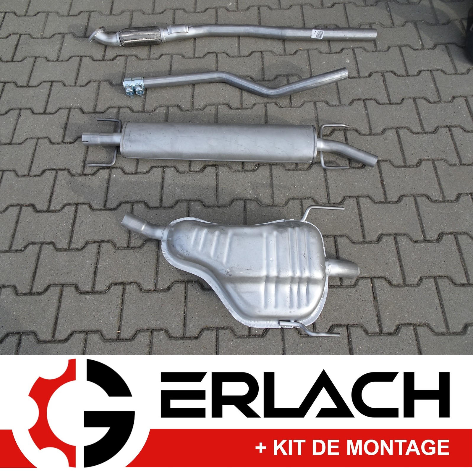 Silencieux echappement Opel Astra H Caravan 1.6 et 1.8 essence de rechange