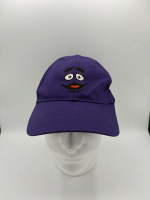 MCDONALDS Grimace Purple HAT Cap Ronald McDonald Adult Adjustable