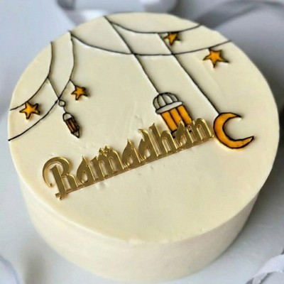 Personalisierter Name & Wort Feier Torte Name Charm Acryl 3mm dick und Klasse