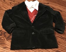 VGUC B.T. Kids Baby Boy 4pc Suit Set  Jacket/Shirt/Vest/Pants Size 18 Months