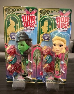 Wicked Movie Pop Ups! Lollipop Holders Set of 2 (Elphaba & Glinda) 