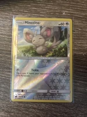 Minccino 85/111 Sm-Crimson Invasion Reverse Holo