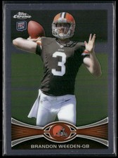 2012 Topps Chrome #79 Brandon Weeden