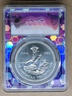1984 1 OZ SILVER ENGELHARD PROSPECTOR .999 PCGS MS66 TRADER BEA LABEL