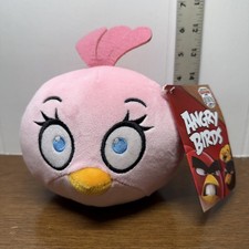 Angry Birds Stella Pink Bird Plush Smooshimals Toy Factory 5 2025 New with Tag