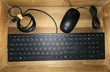 HP Keyboard Business Black Slim Style USB and Mouse Combo 