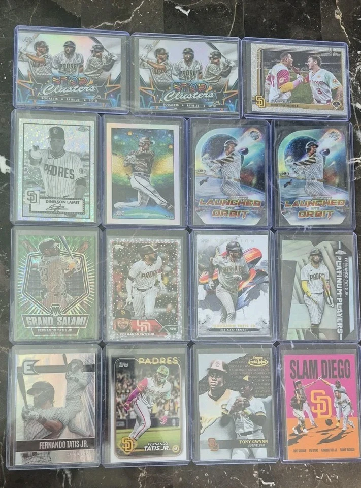 MLB San Diego Padres 365 Cartas Sueño Lote - #'d, Paralelos, Refractores, SSP y Más Foto 2 de 4