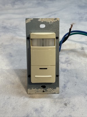 Leviton ODS10 Decora Single Pole  Occupancy Sensor 1200V USED ALMOND
