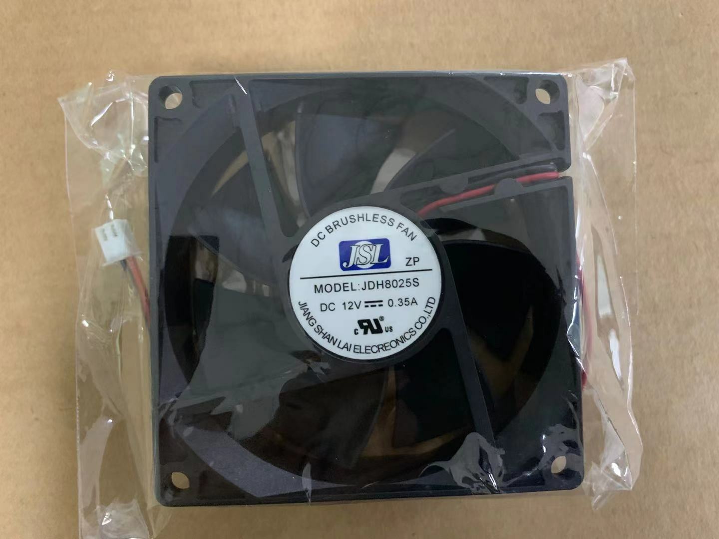 1PC JSL JDH8025S 12V 0.35A 8CM 8025 2-wire cooling fan
