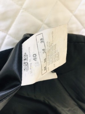 Manteau D'hiver Noir MOTIVI - Laine 100%, Fabriqué En Italie, Taille 2, Occasion Très Bon état