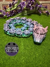 3D Printed Articulating Rose Snake (Cinderwing3d)