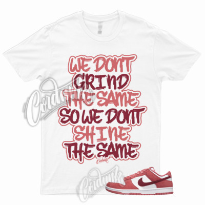 GRIND Shirt for Dunk Valentines Day Low WMNS Team Red Adobe Air Dragon Force 1