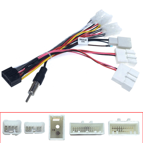 Arnés de alimentación cableado USB para reproductor de DVD radio estéreo para automóvil Toyota de repuesto - Imagen 1 de 4