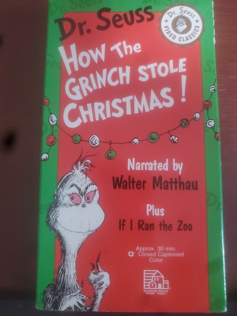 (未使用･未開封品)How the Grinch Stole Christmas [VHS] Amazon.com: How The Grinch Stole Christmas [VHS] : Carrey