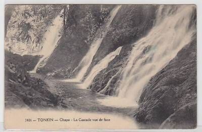 50878 Ak Tonkin Indochina Chapa La Cascade vue de face um 1930