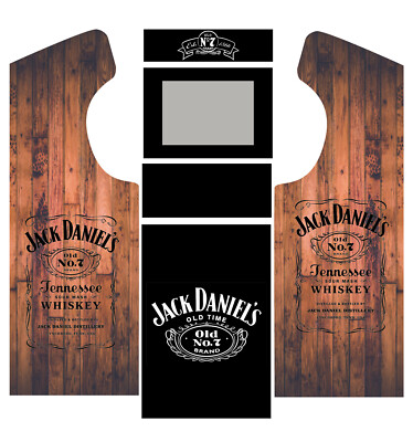 Stickers Pour Borne D'arcade – Motif Whisky Bois – Déco Personnalisée