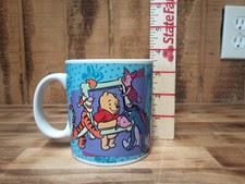 Vintage 1997 Walt Disney Winnie the Pooh Large Coffee Cup Mug Tigger Piglet Eore