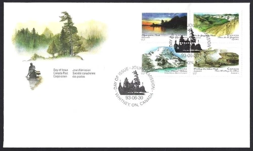 🍁Canada    #1475a     "PROVINCIAL PARKS"     Brand New  1993  First Day Cover
