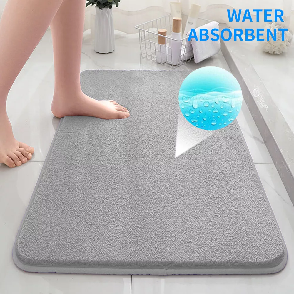 Non-Slip Ultra Soft Absorbent Bathroom Shower Mat