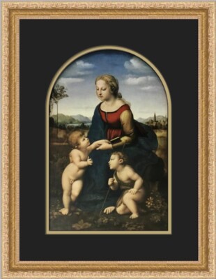 Raphael La Belle Jardiniere Custom Framed Print