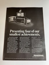Vintage 1969 Panasonic Print Ad Four Of Our Smallest Achievements