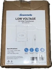 Dewenwils 120W Low Voltage Landscape Transformer, Outdoor Transformer with Timer