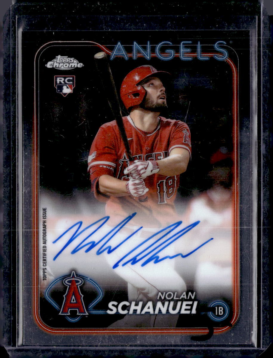 2024 Topps Chrome #RA-NS Nolan Schanuel Rookie Autographs | eBay
