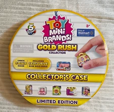 Mini Brands Zuru GOLD RUSH Collectors Case Near Complete