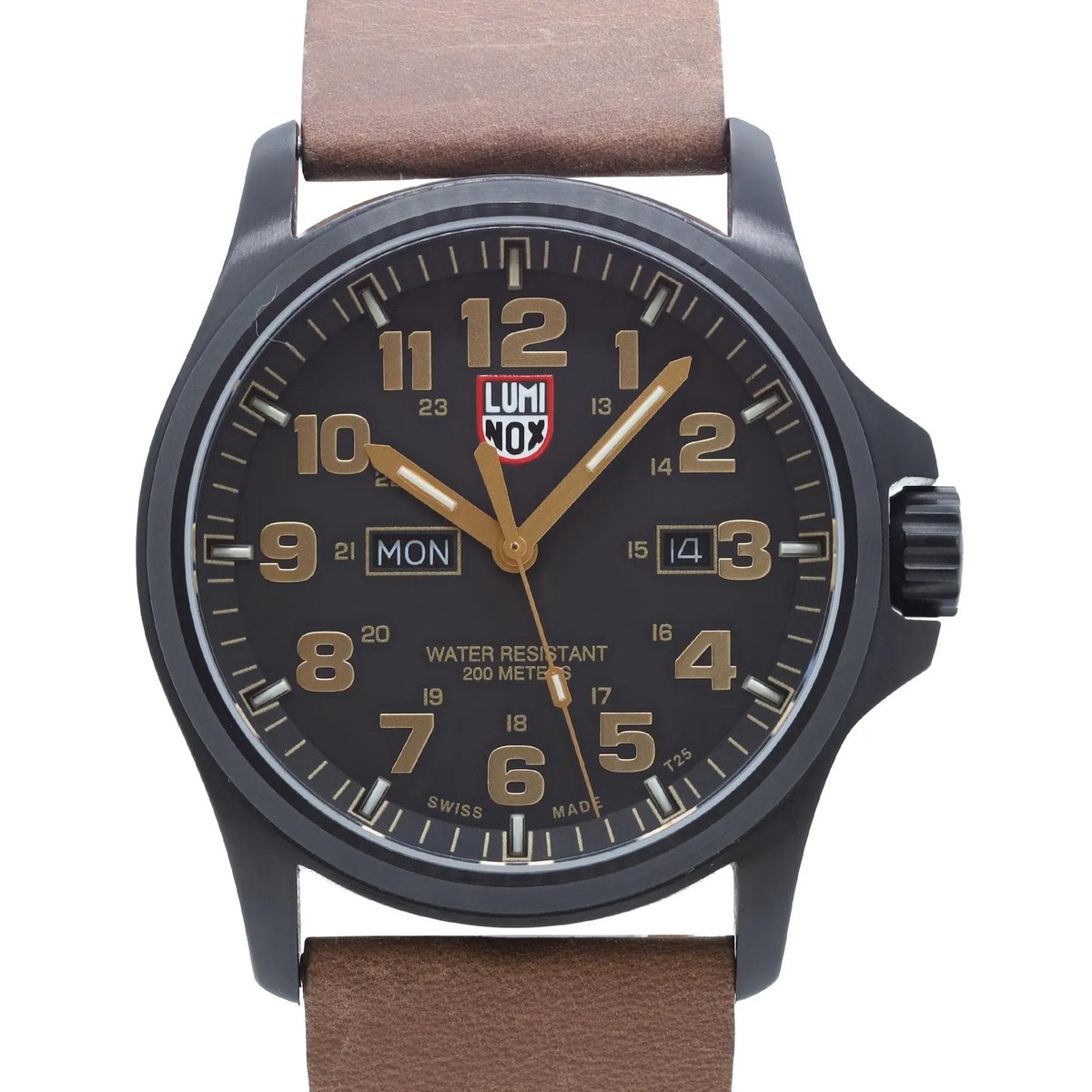 Luminox Atacama Field Day Date 45mm Steel Black Dial Mens Quartz