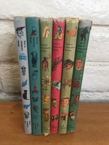 Vintage Best of Children's Books Lot of 6 -- 4 w/ Dust Jacket - 63 Total Stories